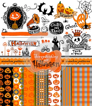 Halloween scrapbook collection