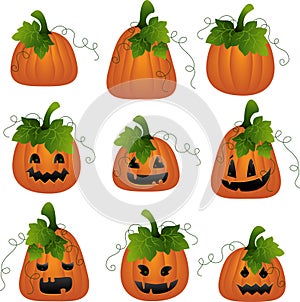 Halloween scrapbook design elements