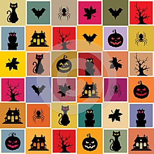 Halloween Seamless Pattern