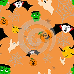 Halloween Seamless pattern