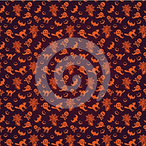 Halloween Seamless Pattern