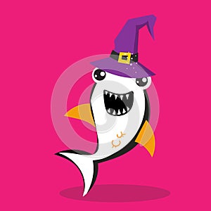 halloween shark witch purple 06