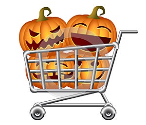 Halloween Shoppingcart photo