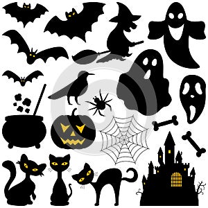 Halloween Silhouettes Elements photo