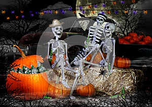 Halloween Skeletons Party