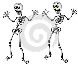 Halloween Skeletons Standing