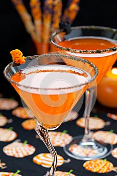 Halloween snack and drinks