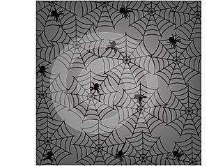 Halloween spider webs with packs