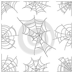 Halloween spider webs. Web dividers