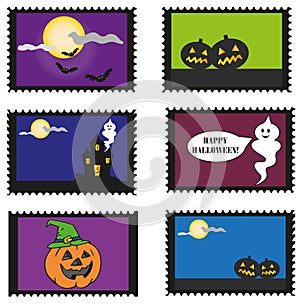 Halloween stamps
