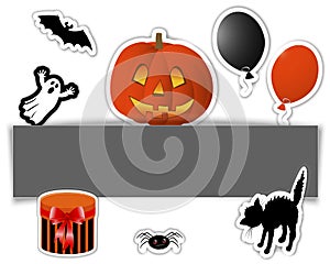 Halloween stickers.