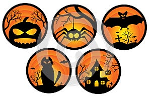 Halloween stickers