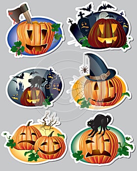 Halloween stickers