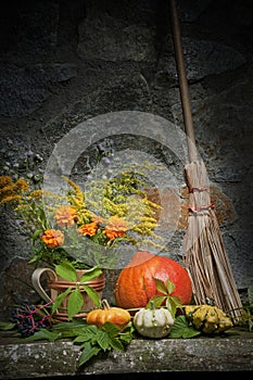 Halloween still life