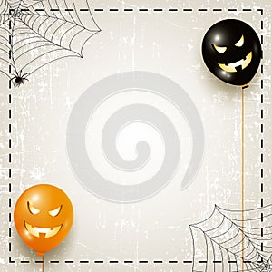 Halloween template or poster for your arts with copy space