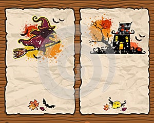 Halloween textured backgrounds 2