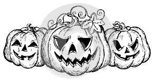 Halloween theme drawing 2 photo