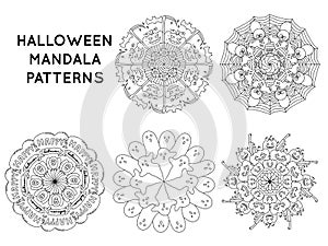 Halloween theme mandala