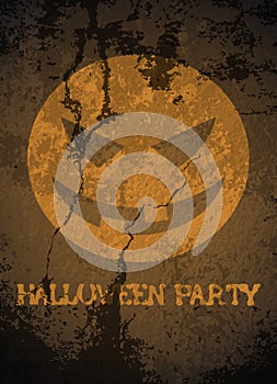 Halloween theme party poster