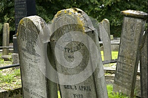 Halloween tombstones