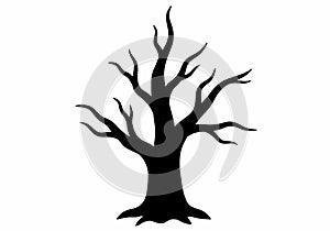 Halloween tree clip art
