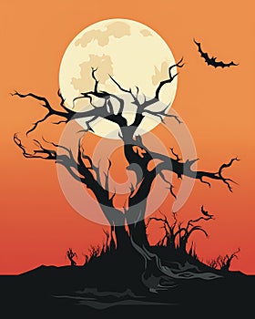 The Halloween Tree: A Spooky, Skeleton-Filled Portrait