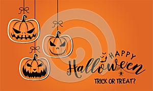 Halloween, trick or treat