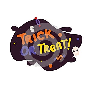 halloween trick and treat banner