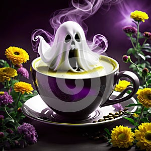 Halloween Trick or treat Ghost drink