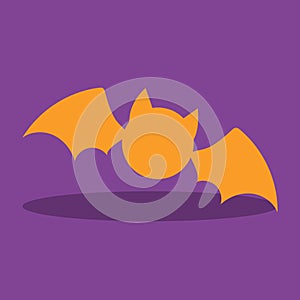 HALLOWEEN UNICORN BAT ORANGE 10