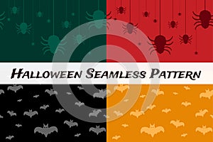 Halloween vector background seamless pattern