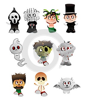 Halloween vector characters