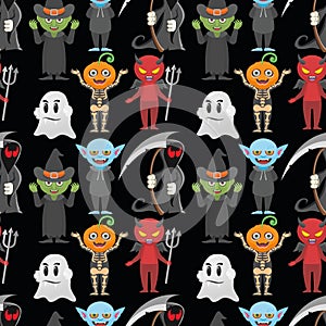 Halloween vectors, illustrations, emojis, and patterns.