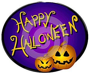 Halloween Web Page Logo Sign