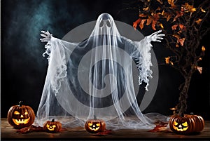 Halloween white ghost ghost wallpaper
