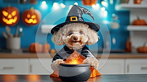 Halloween Witch Dog