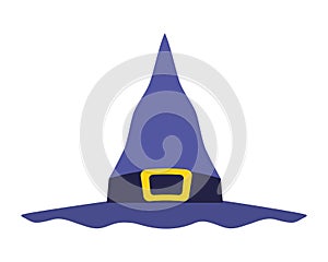 Halloween witch hat accessory icon