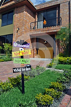 Halloween in the witched house