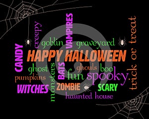 Halloween Word Cloud