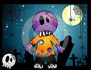 Halloween zombi vector photo