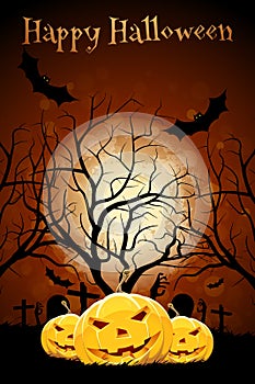Halloween Zombie Party Poster. Holiday Card.