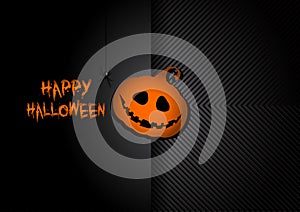 Hallowen background with pumpkin, Jack o lantern