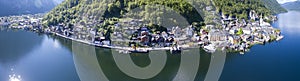 Hallstatt Panorama, Austria, Aerial view of photo