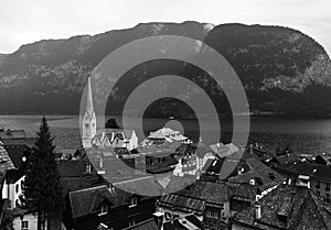 Hallstatt - View from above, photo tooked in 2015 photo