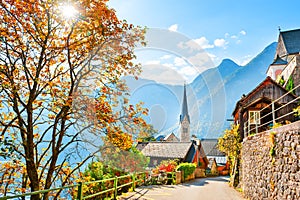 Hallstatt village in Austria