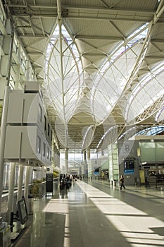 Hallway in Airport