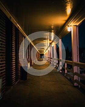 Hallway at the Beltway Motel, Halethorpe, Maryland