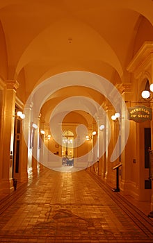 Hallway in the California State Capitol