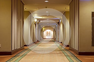 Hallway in hotel