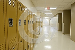 Hallway with Lockers